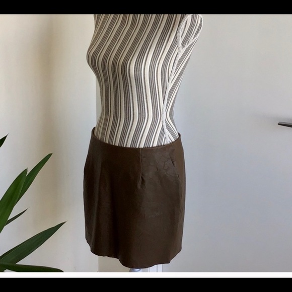 BarIII faux leather Skirt - Picture 2 of 7